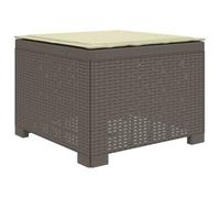 vidaXL Canapé de Jardin 1 Place avec Coussin Look rotin PP Gris Clair, Canapé résistant aux intempéries pour Jardin, Balcon, véranda, Salon, idéal pour s'asseoir Dehors