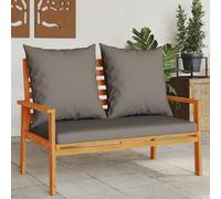 Vidaxl Canapé De Jardin 120 Cm Avec Coussin Bois D'acacia Massif