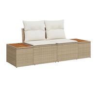 Canapé de jardin polyrotin Sièges extérieurs Sièges de jardin vidaXL vidaXL