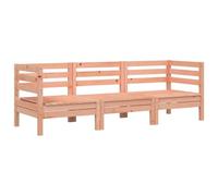 Vidaxl Canapé De Jardin 3 Places Bois Massif De Douglas