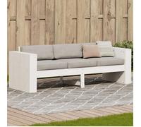 vidaXL Canapé de Jardin 3 Places, Siège de Patio avec Accoudoirs et Dossier, Fauteuil de Porche Avant Arrière-cour Pelouse, 832374