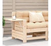 Vidaxl Canapé De Jardin Accoudoir Avec Coussin Bois Massif De Pin