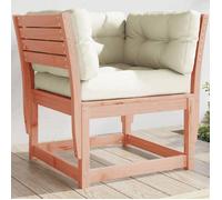 vidaXL Canapé de Jardin Accoudoir avec Coussins, Chaise de Terrasse avec Dossier, Fauteuil de Salon Patio Extérieur, Bois 844697