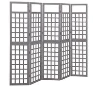 Vidaxl Canapé De Jardin Avec Coussins Gris Foncé Bambou