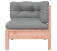 Vidaxl Canapé De Jardin Et Coussins Repose-Pied Bois Massif Douglas