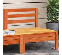 Vidaxl Canapé De Jardin Sans Accoudoirs Cire Marron Bois De Pin Massif