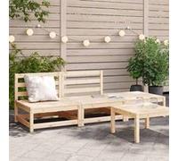 Canapé de Jardin sans Accoudoirs Repose-pieds, Siège avec Dossier, Meuble de Terrasse Patio Arrière-cour Extérieur, 837963