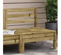 vidaXL Canapé de Jardin sans Accoudoirs, Siège avec Dossier, Meuble de Terrasse Patio Balcon Arrière-cour Extérieur, Bois 837997