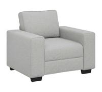 vidaXL Canapé/Fauteuil Gris Nuage 100x77x82 cm Tissu