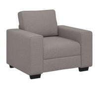 vidaXL Canapé-Fauteuil Taupe 100x77x82 cm en Tissu