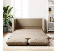 vidaXL Canapé-lit 2 en 1 similicuir cappuccino 112x174x55 cm 353976