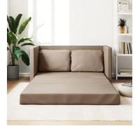 vidaXL Canapé-lit 2 en 1 cappuccino 112x174x55 cm similicuir 353976