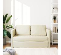 Vidaxl Canapé-Lit 2 En 1 Crème 112x174x55 Cm Similicuir Beige