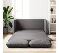 Vidaxl Canapé-Lit 2 En 1 Gris 112x174x55 Cm Similicuir Gris