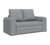 Vidaxl Canapé-Lit 2-En-1 Gris Clair 148x71x83 Cm Tissu Gris