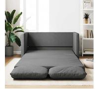 vidaXL Canapé-lit 2 en 1 gris foncé 112x174x55 cm tissu 353965