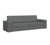 Vidaxl Canapé-Lit 2-En-1 Gris Foncé 245x150x60.5 Cm Tissu