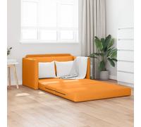 vidaXL Canapé lit 2 en 1 jaune foncé 124x71x78 cm