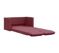 Vidaxl Canapé-Lit 2 En 1 Rouge Bordeaux 112x174x55 Cm Tissu Rouge