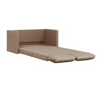 vidaXL Canapé-lit 2 en 1 cappuccino 112x174x55 cm similicuir 353976