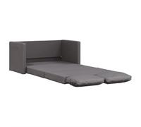Vidaxl Canapé-Lit 2 En 1 Gris 112x174x55 Cm Similicuir Gris