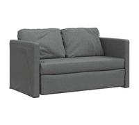 vidaXL Canapé-lit 2 en 1 en tissu gris foncé 112 x 174 x 55 cm 353965
