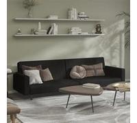 vidaXL Canapé-lit 2 places Lit de jour – Velours jaune – Séjour/Chambre