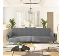 vidaXL Canapé-lit à 2 Places avec Deux Oreillers Lit de Jour Lit d'Invité Pliable Canapé Convertible Salle de Séjour 337582