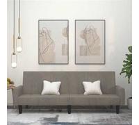 vidaXL Canapé-lit 2 places Lit de jour pour salon en velours