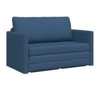 vidaXL Canapé-Lit Bleu 124 x 71 x 78 cm Tissu