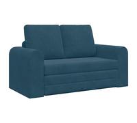 vidaXL Canapé-Lit Bleu 148 x 71 x 83 cm Velours