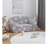 vidaXL Canapé-Lit Enfant 2 Places, Mini-canapé avec Housse Amovible, Canapé pour Tout-petits, Meuble de Chambre d'Enfant, 356998