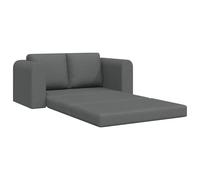 vidaXL Canapé-Lit Gris foncé 148 x 71 x 83 cm Tissu | Utilisez-le comme canapé ou comme lit, c'est super pratique, Un look qui colle à tous les environnements,