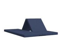 vidaXL Canapé-lit pliable 140 x 67 x 45 cm Bleu