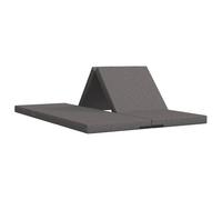 vidaXL Canapé-lit pliable 140 x 67 x 45 cm Gris clair