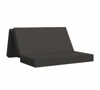 vidaXL Canapé-lit pliable 160 x 67 x 45 cm Gris foncé