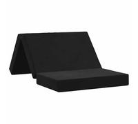 vidaXL Canapé-lit Pliable 80 x 67 x 45 cm Noir, Canapé-lit rectangulaire Pliable, Pratique pour la Chambre, Le Salon, ou pour accueillir des invités
