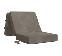 vidaXL Canapé-lit pliable 90 x 63 x 45 cm Gris clair
