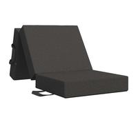 vidaXL Canapé-lit pliable 90 x 67 x 45 cm Gris foncé