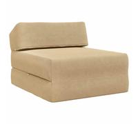 vidaXL Canapé-lit pliable Vert Gris 60 x 70 x 41 cm Tissu