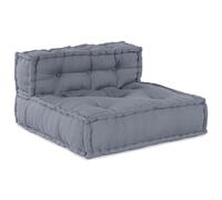 vidaXL Canapé modulaire 4 pcs Gris 70 x 70 x 56 cm Tissu, Salon, canapé Moderne modulable, canapés Flexibles, Meubles Lounge Luxueux pour déco et Confort à la Maison