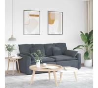 Vidaxl Canapé Modulaire Avec Coussins Gris Foncé Gris