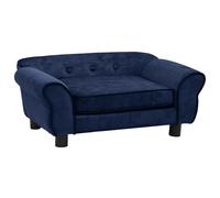 Vidaxl Canapé Pour Chien Bleu 72x45x30 Cm Peluche