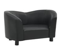vidaXL Canapé pour Chien Noir 67x41x39 cm Similicuir Sofa pour Chat Animaux
