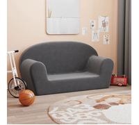vidaXL Canapé pour Enfants 2 Places, Mini-canapé avec Housse Amovible, Canapé pour Tout-petits, Meuble de Chambre d'Enfant, 356988