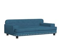 Vidaxl Canapé Pour Enfants Bleu 90x53x30 Cm Velours Bleu