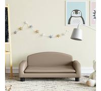 Vidaxl Canapé Pour Enfants Cappuccino 70x45x30 Cm Similicuir