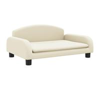 vidaXL Canapé pour Enfants crème 70x45x30 cm Similicuir, Mini canapé, Mini canapé-Chaise, Mini canapé pour Enfants, canapé de Salle de Jeux