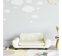 Vidaxl Canapé Pour Enfants Crème 70x45x33 Cm Velours