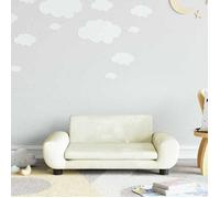 vidaXL Canapé pour enfants crème 70x45x33 cm velours, mini canapé, mini canapé-chaise, mini canapé pour enfants, canapé de 3196392